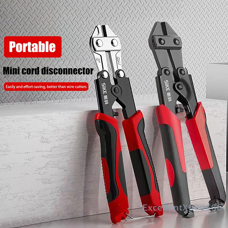 

Mini Chrome-Vanadium Alloy Steel Bolt Cutter, Fast & Sharp Cutting, Reduces Effort, Ideal for Wire, Steel Bar Cutting Tasks