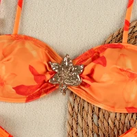 3 Pieces Bikini 2026 Sexy Print Women Swimsuit Swimwear Female Mesh Skirt Bikini Set Beachwear Bathing Suit Swimming Suit - Image 5