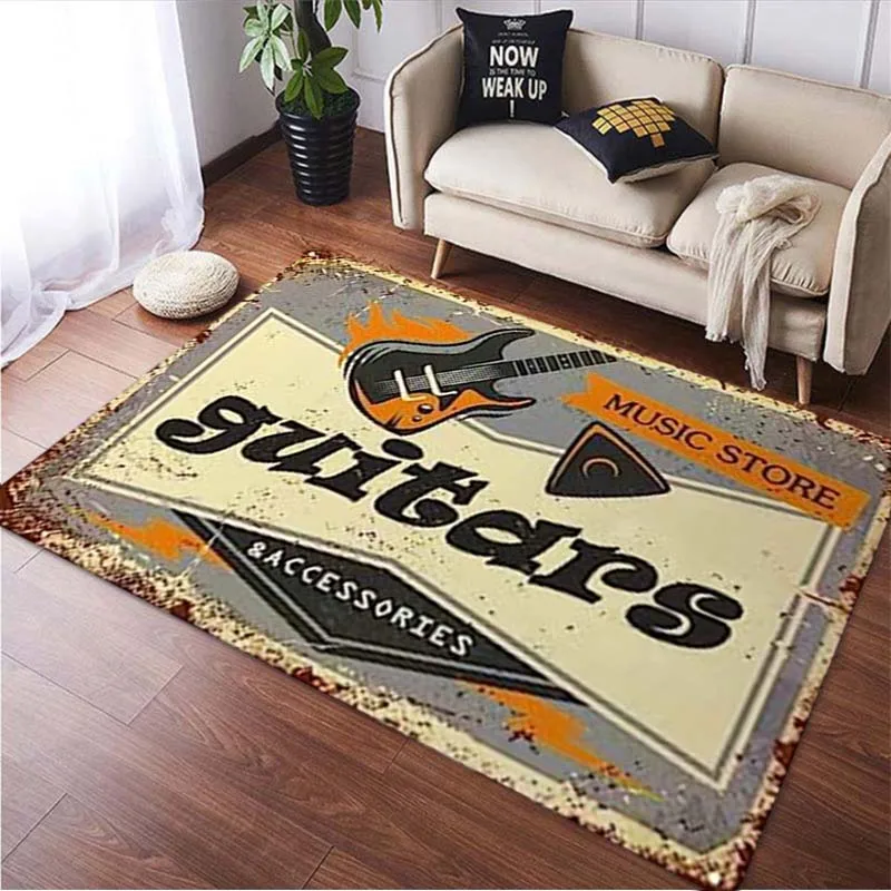 Fender pattern printed living room carpet mat living room decoration rugs carpets for living room rugs for bedroom carpet rugs