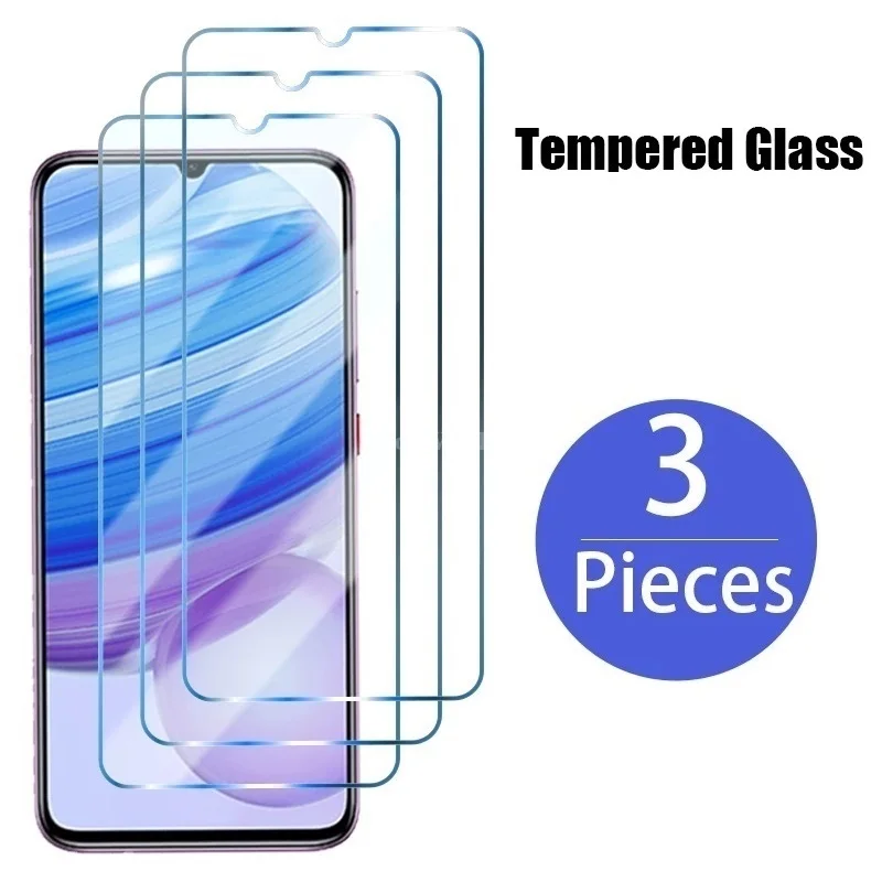 3Pcs Tempered Glass Screen Protector for Realme C25S C25Y C15 C3 C11 2020 2021 XT X2