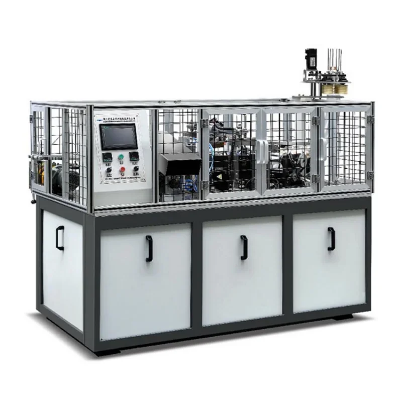 Paper Cup Making Machine Hot Customized Disposable Coffee Paper Cup Maker 80pcs/min Paper Cup Cutting Fan Printing Machine Price