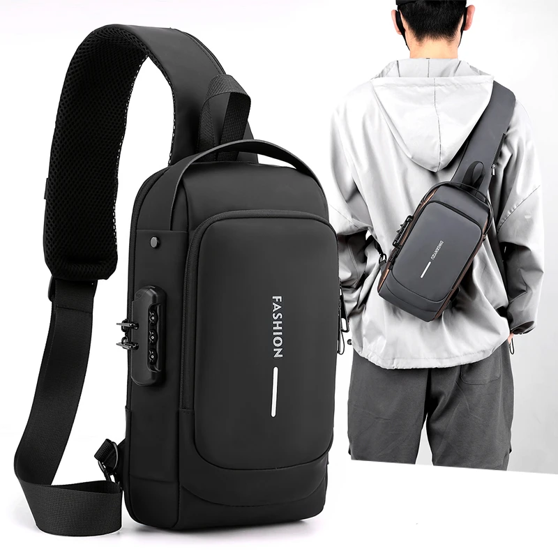 

Casual Men's Anti-Theft oulder Bag Sli Crossbody Motorcycle Bag Leisure Sport Small Bapa Soft Nylon Youth Handbag
