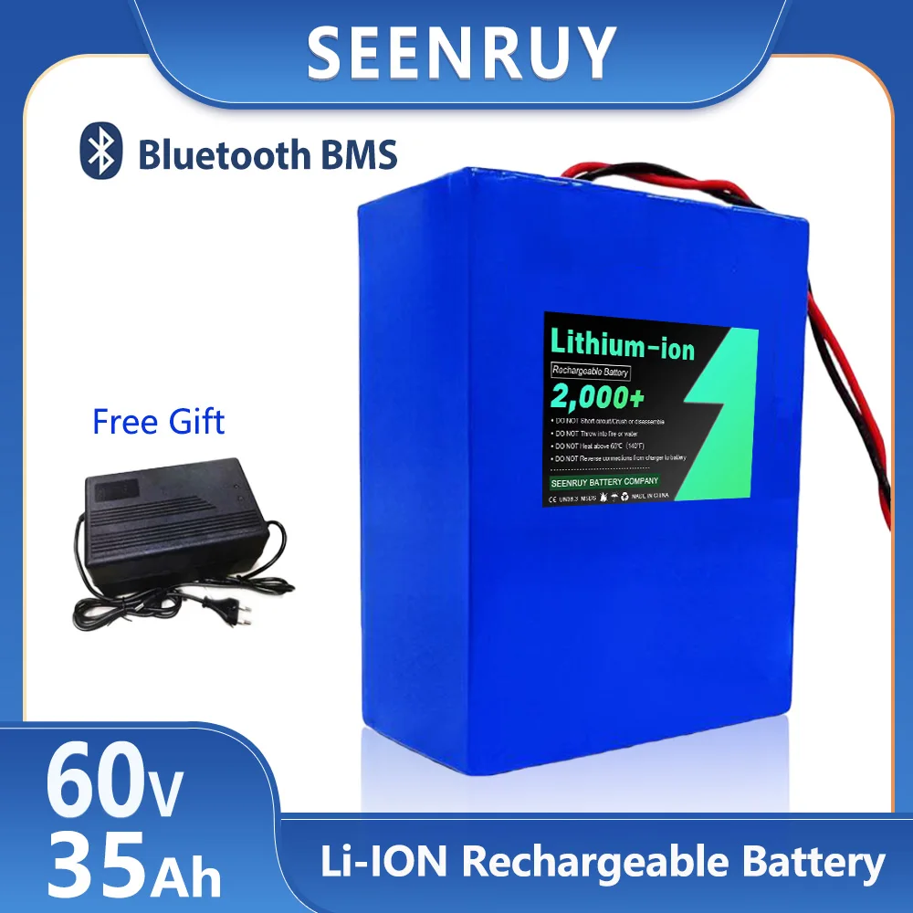 

60V 30Ah Li ion Deep Cycle Lithium Battery Battery Perfect for Go Cart Motorcycle