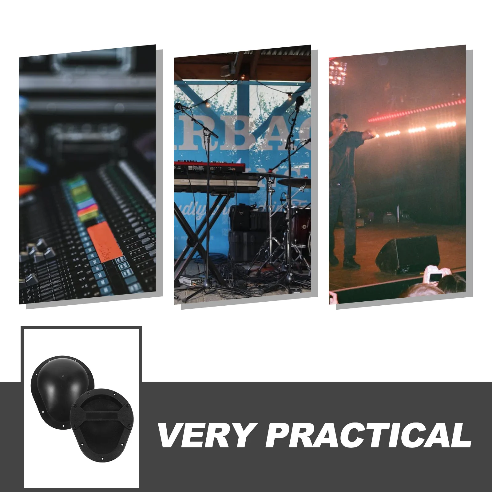 

2Pcs Recessed Handles for Speaker Side Pull Heavy Duty Replacement Speaker Handle Audio Accessories Equipment Recessed Handles