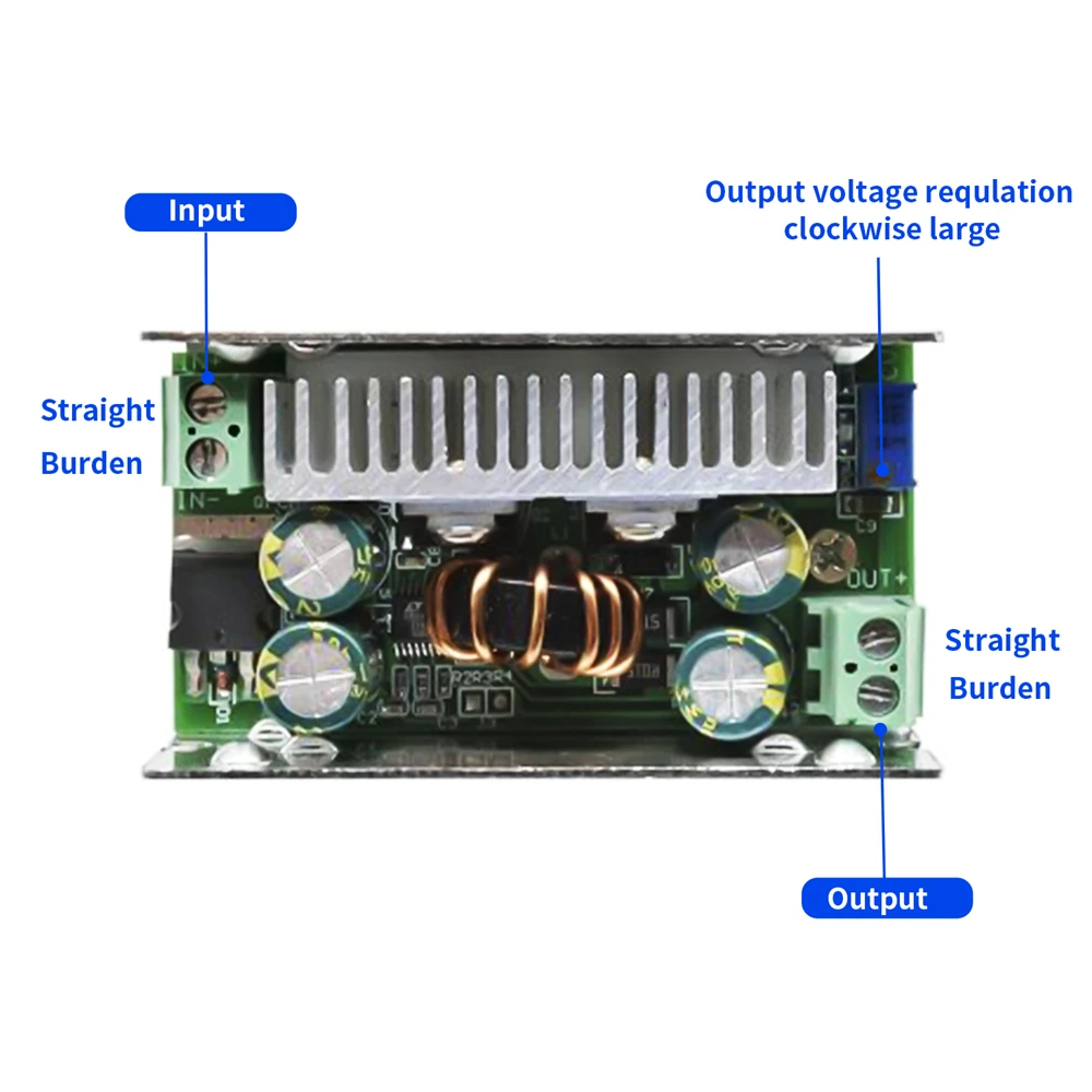 DC DC 15A 200W 60V convertitore Step-Down regolabile scheda Buck modulo di tensione regolabile rettifica sincrona stabilizzata