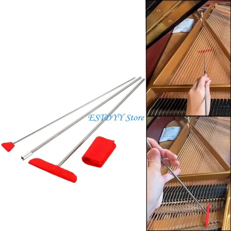 

G6DE Piano Soundboard Cleaning Tool Keyboard Instrument Cleaner Compact Piano Dusting Tool for Musicians Easy to Use