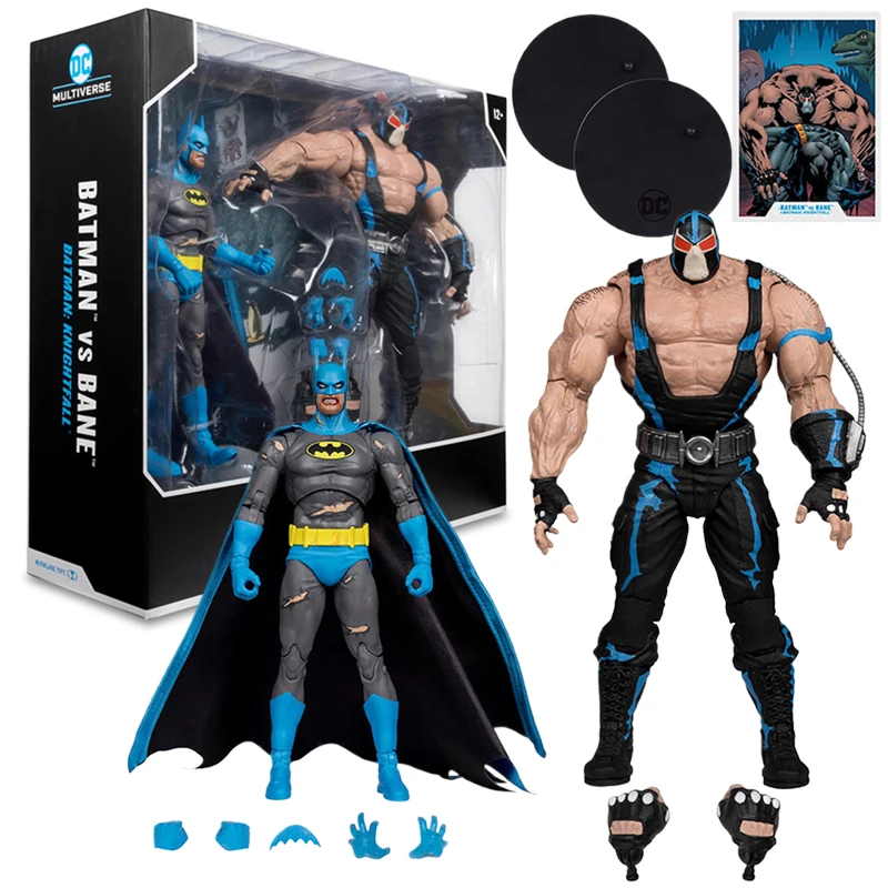 McFarlane Toys DC Multiverse Batman VS Bane Action Figure Anime Batman: Knightfalls Movable Figurine Collection Model Toys Gifts