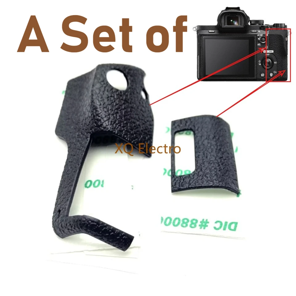 New SD Card Slot Cover Rubber Leather Unit + tape Repair Part For