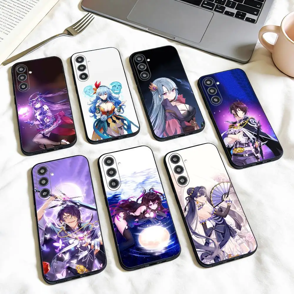 Game E-epic S-Seven   phone Case For Samsung Galaxy A73,A72,A71,A70,A53,A52,A51,Others Soft Black Shell