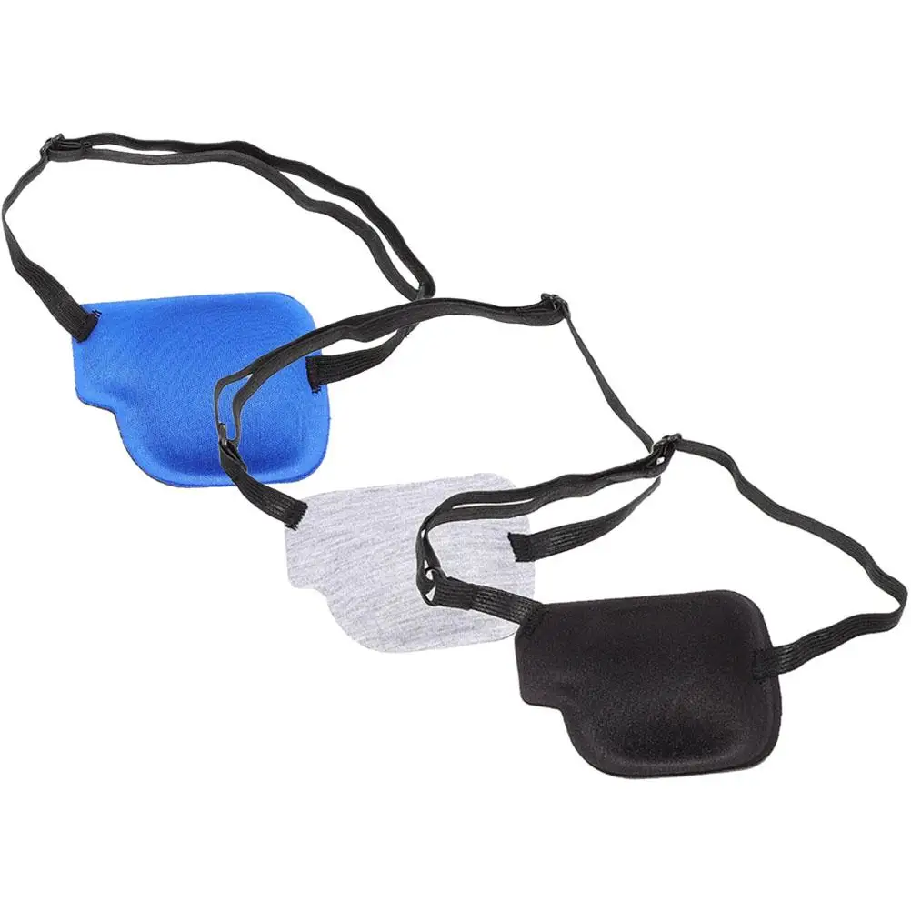 

3 Pcs 3d Eye Mask Kids Adults Reusable Protector Polyester Soft Adjustable Amblyopia Cover Portable Eye Patch Wear Resistant