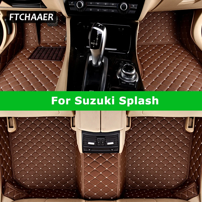 

FTCHAAER пользовательские автомобильные коврики для Suzuki Splash 2008-2022 авто ковры аксессуары для ног Coche