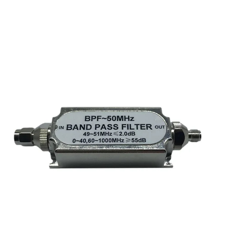 High Pass Filter SMAMale and Female Connector BandpassLCFrequency 50Ohmic resistance BPF50MHzBroadband Antenna