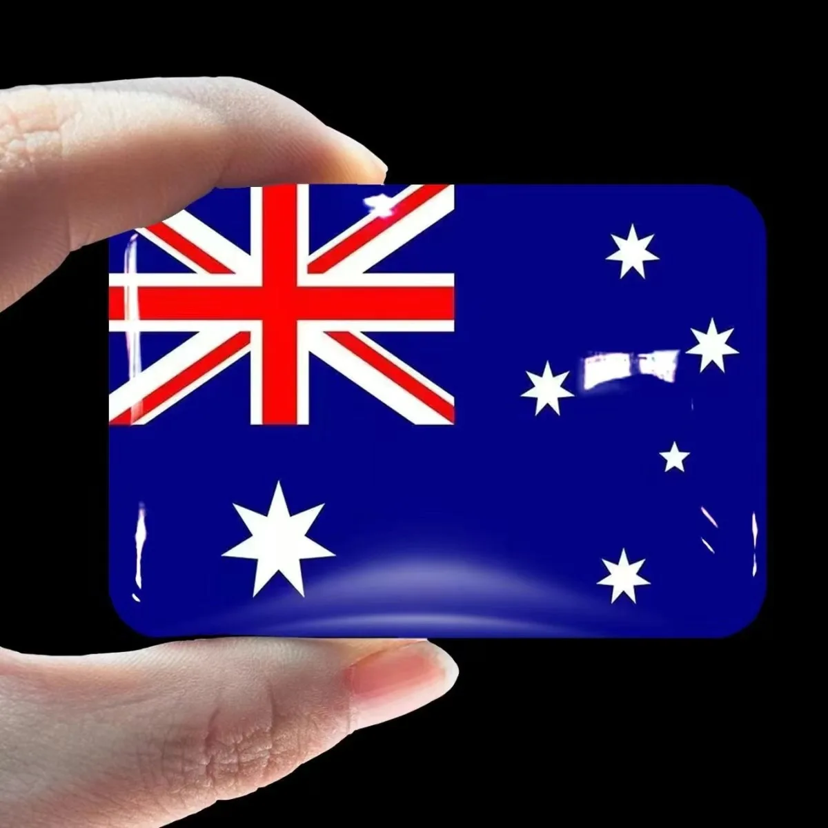 National Flags Magnets for Refrigerator Decor Crystal Glass Fridge Magnet America Canada France Mexico Magnetic Tourist Souvenir
