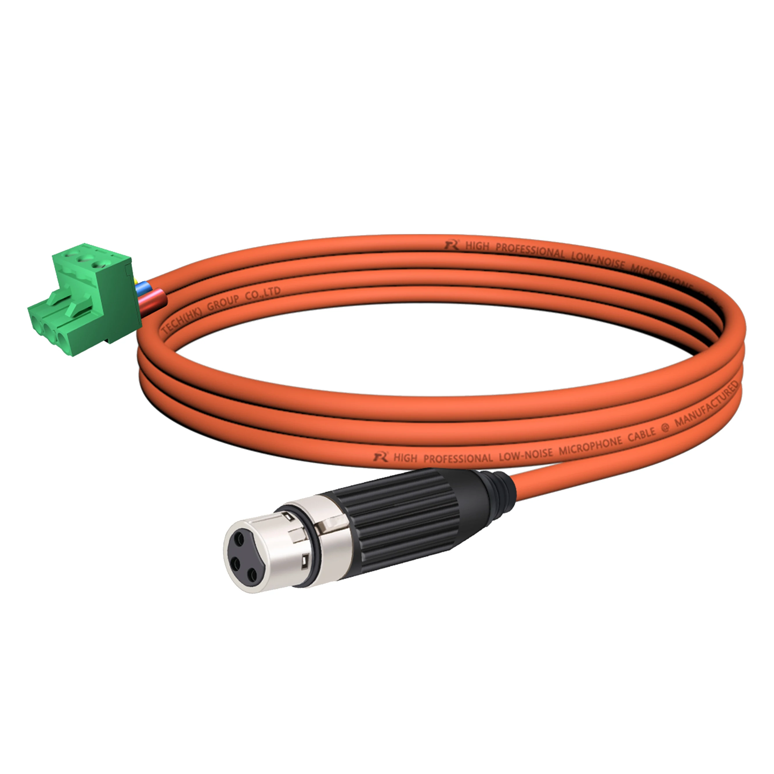 Phoenix-Terminal auf 3P-XLR-Kabel, 5,08 mm 3P steckbares Terminal auf XLR-Buchse-Verbindungskabel, versilberte Nadel, für Mikrofon – Detail 17