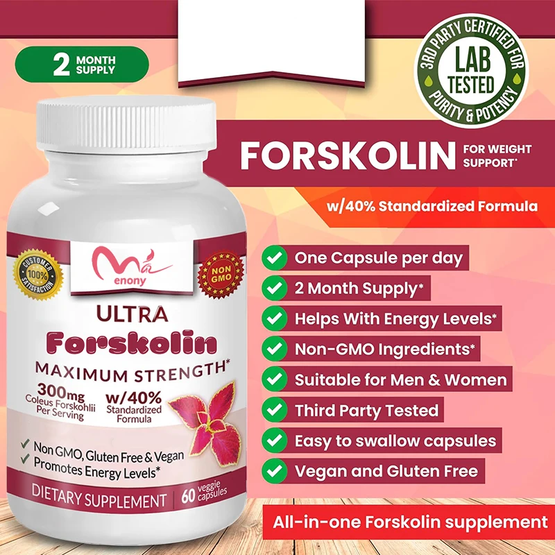 Maximum strength, using extracts from both colored clover and root powder, with a 40% standardized formula and 60 capsules