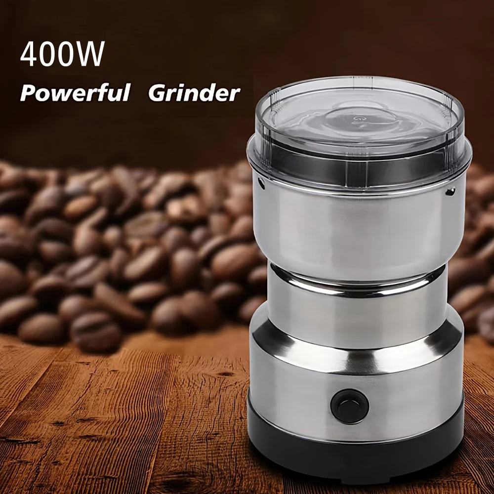 Powerful Grains Spices Portable Electric Grinder Cereals Coffee Bean Dry Food Grinder Mill Grinding Machine 4 Blades