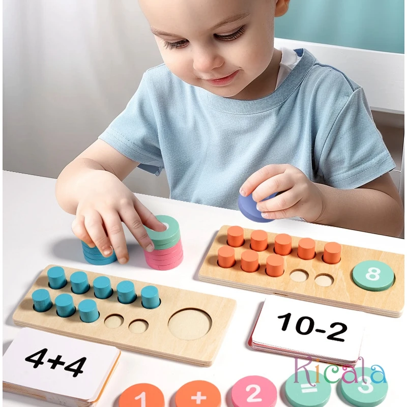 Wooden Math Practice Game 2