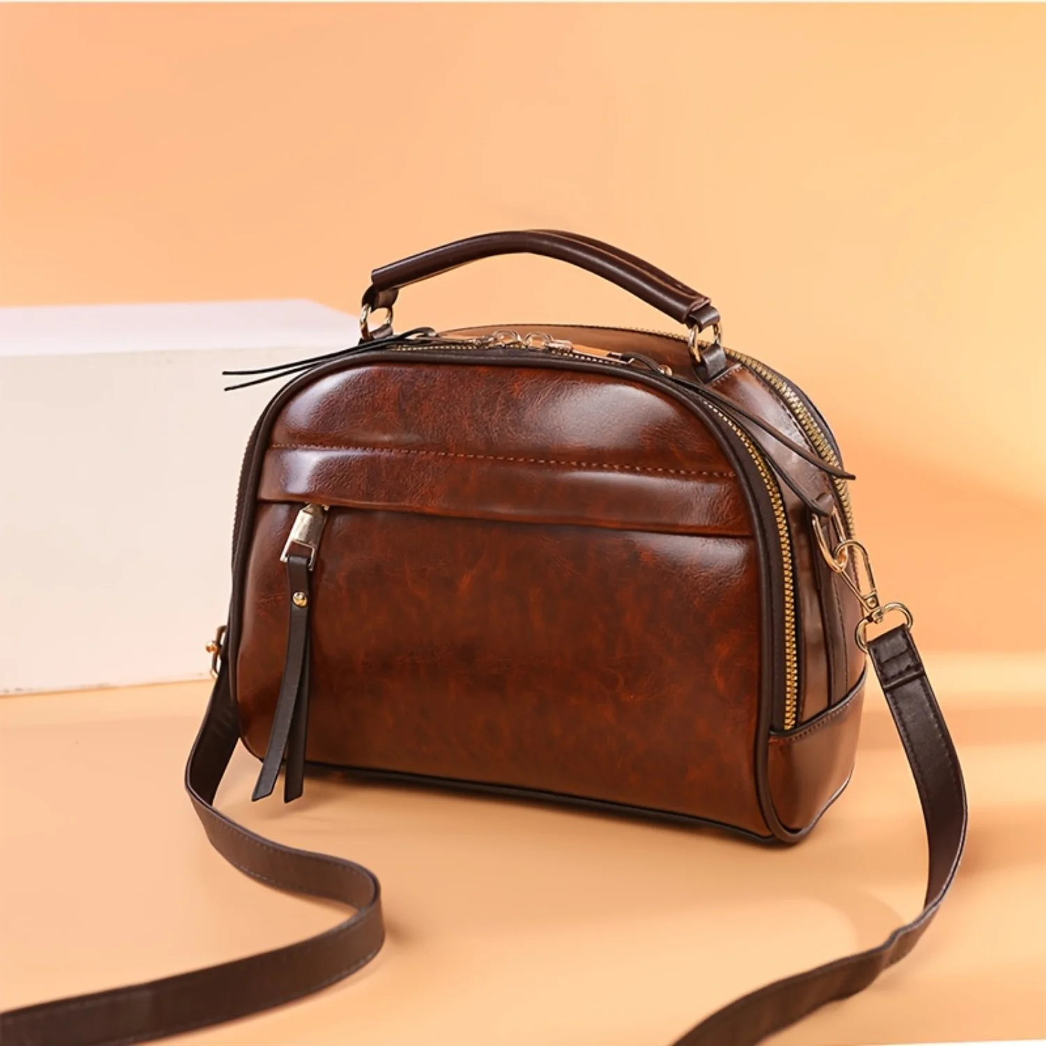 

Mini Vintage Crossbody Bag - Women's Fashion Handbag & Purse