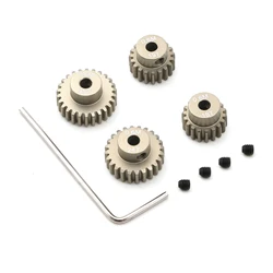 Metal 18T 19T 24T 25T Pinion Gear Moter Gear for Tamiya TT01 TT02 TB02 TA05 RC Car Upgrade Parts Accessories