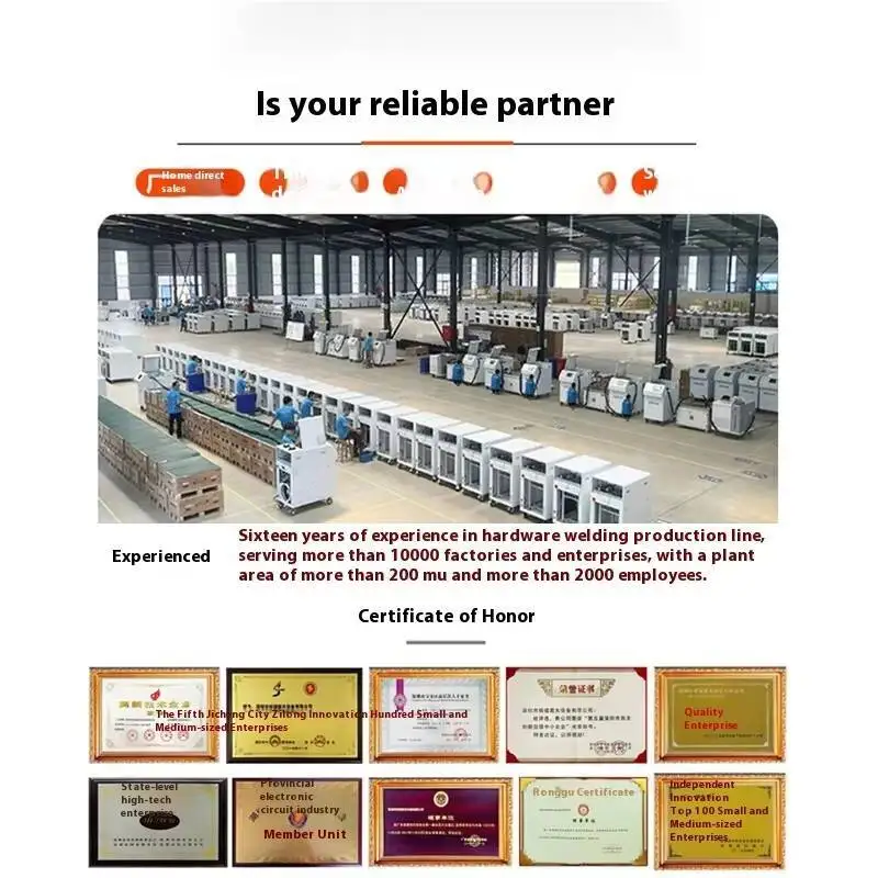 Laser Handheld 1500W Small Stainless Steel Aluminum Alloy 3-In-1 Multi-Function Welding Machine