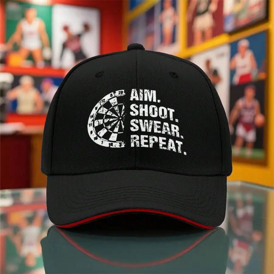 

Dart Design Baseball Cap Adjustable Buckle Lightweight Breathable Unisex Hat For Sports Outdoor Activities
