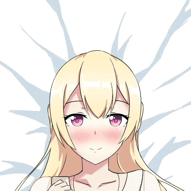 Dakimakura Anime Pillow Cover Nina Ichihara Double Sided Print 2Way Cushion Cover Xmas Gifts