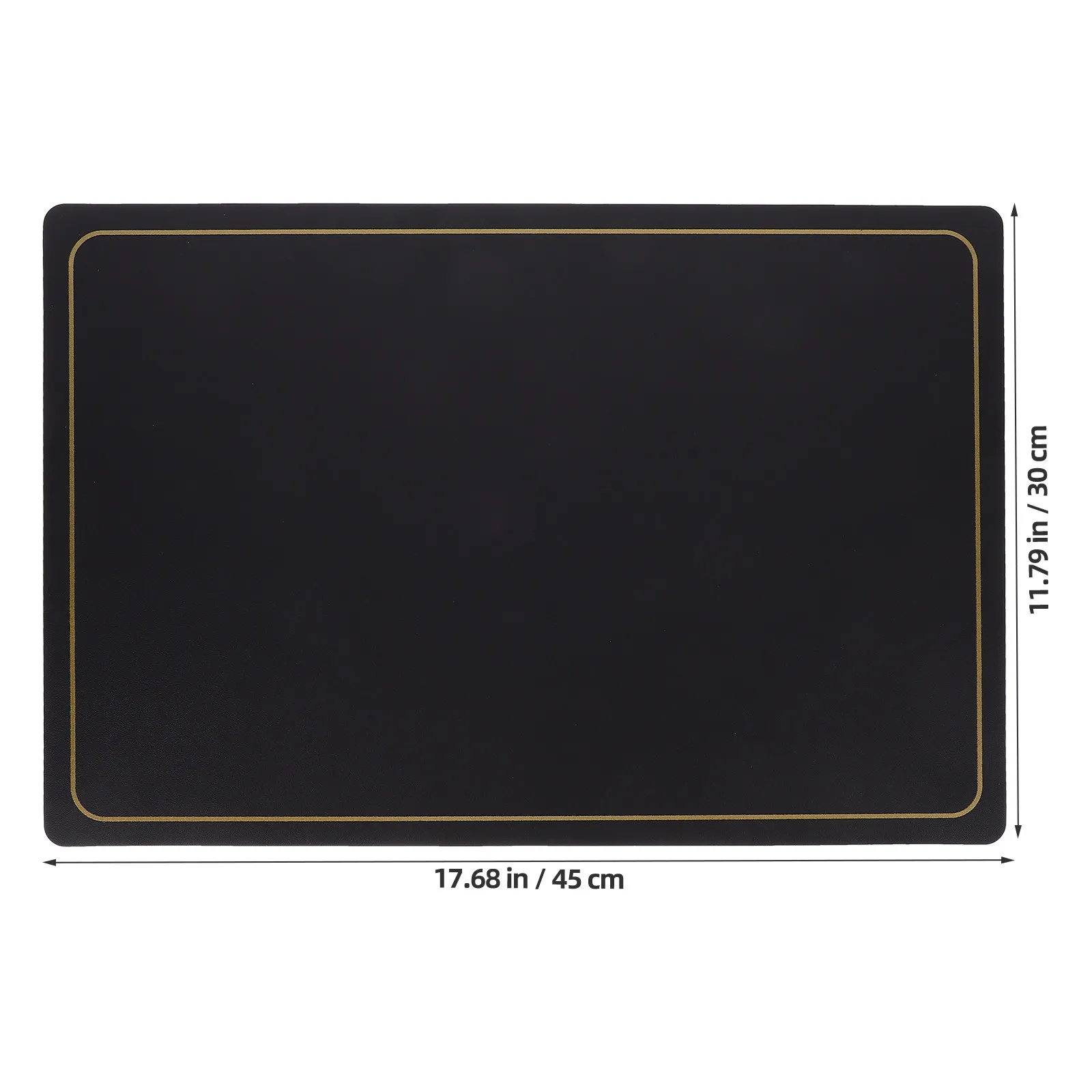 4Pcs Non-Slip Heat Resistant PU Placemat Dining Table Mat Solid Color Wear Resistant Table Protector for Kitchen Dining Room