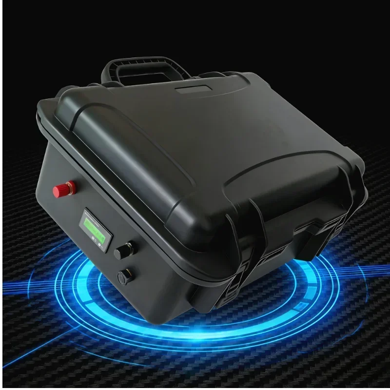 36V Lithium Ion Battery 60Ah–200Ah with Charger Heavy-Duty High-Capacity Li-ion Battery Perfect for Trolling Motors, Marine Ves