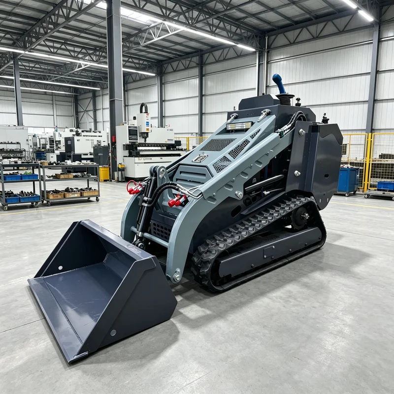 High‑strength Lifting Arm Skid Steer Loader For Livestock Farm Manure Clearing And Bulk Forage Stacking Operation