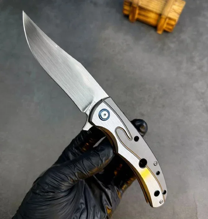 Speedster Pocket Folding Knife 62HRC M390 Blade Japan 420Z2 Steel Handle Tactical Camping Hunting EDC Survival Tool Knives