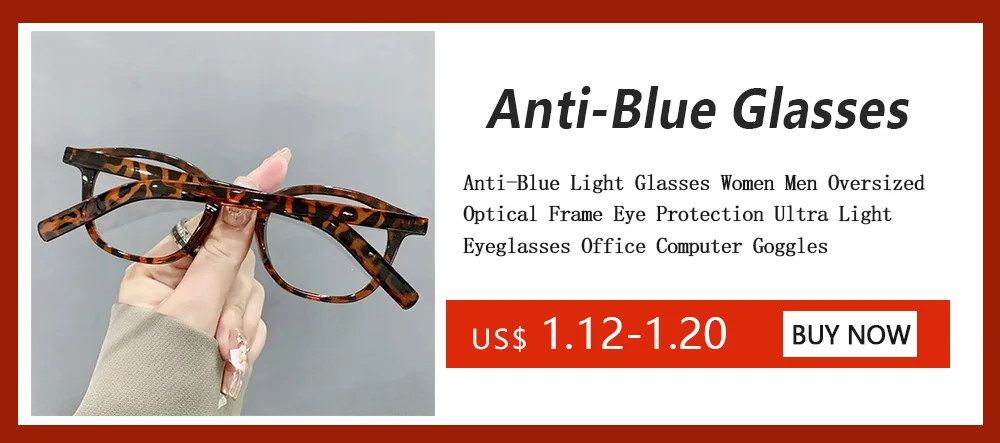 Y2k Retro ovale Rahmen Brille Frauen weibliche süße coole Brillen Trend Lese computer Anti Blaulicht Brillen – Detail 3