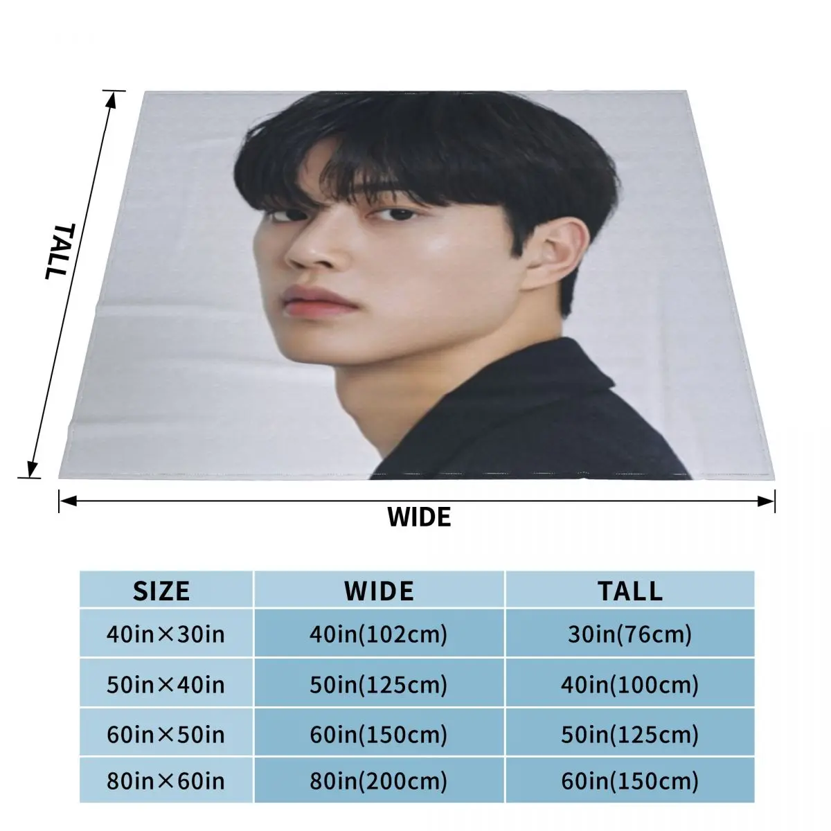 Song Kang Model Song Kang Best Boy An Ultra-Soft Micro Fleece Blanket