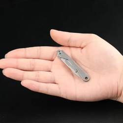 New Titanium Alloy Scalpel Fast Open Medical Folding Knife Outdoor Unpacking Pocket Knife Outdoor Camping Knife No. 23 Scalpel