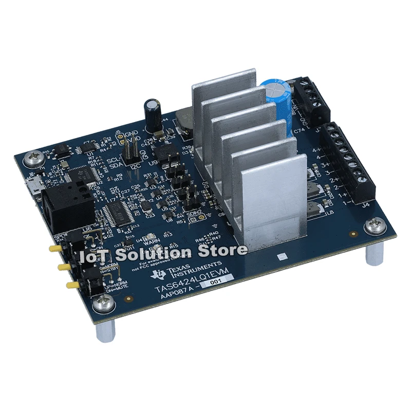 TAS6424LQ1EVM TAS6424LQ1 2.1MHz 4Ch Digital Input Class-D Audio Amplifier w/I2C Diagnostics Evaluation Module