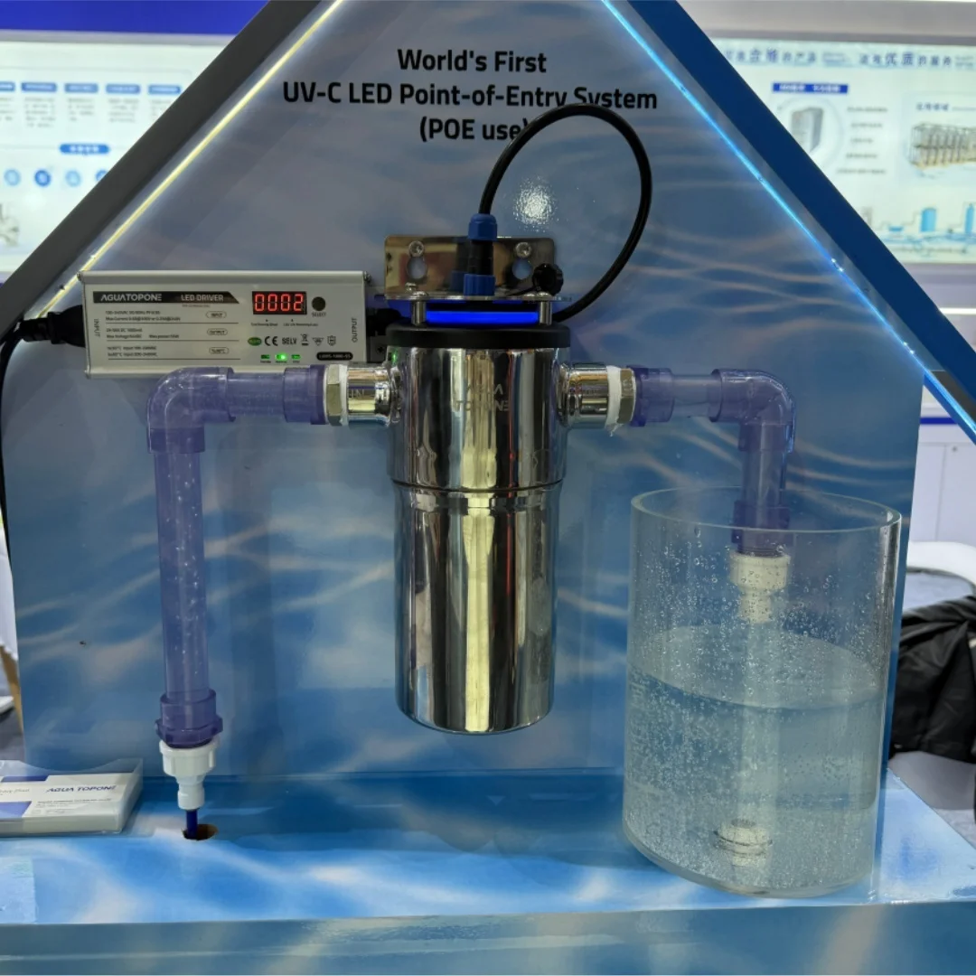 Durable&Compact Residential Energy-Saving Uv-led Germicidal Water Treatment System for 3 Stages Pp+gac+cto BB Filter System