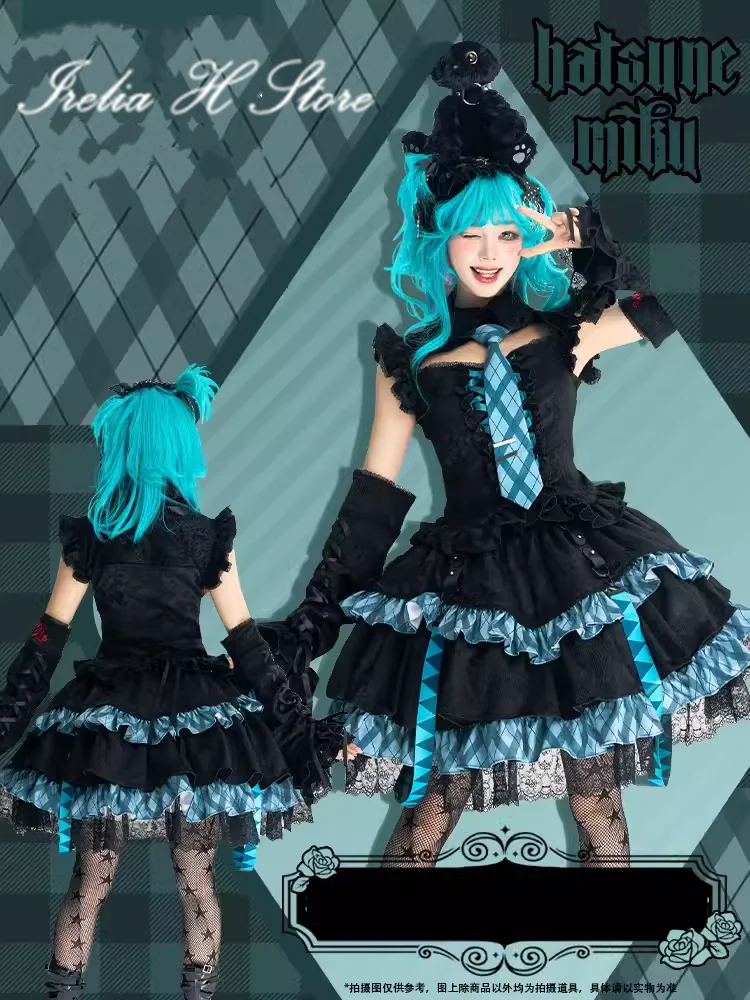 Irelia H Mi Formula 여성 고딕 로리타 원피스 코스프레 코스튬, 할로윈 파티 원피스