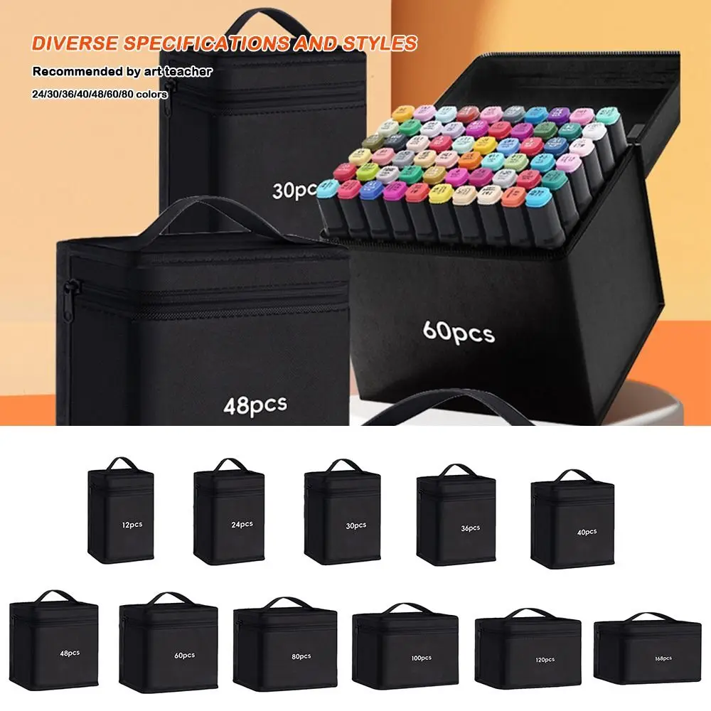 Large Capacity Oxford Pen Bag Carrying Bag Oxford Material Universal Stationery Bag Universal Design Multiple Specifications