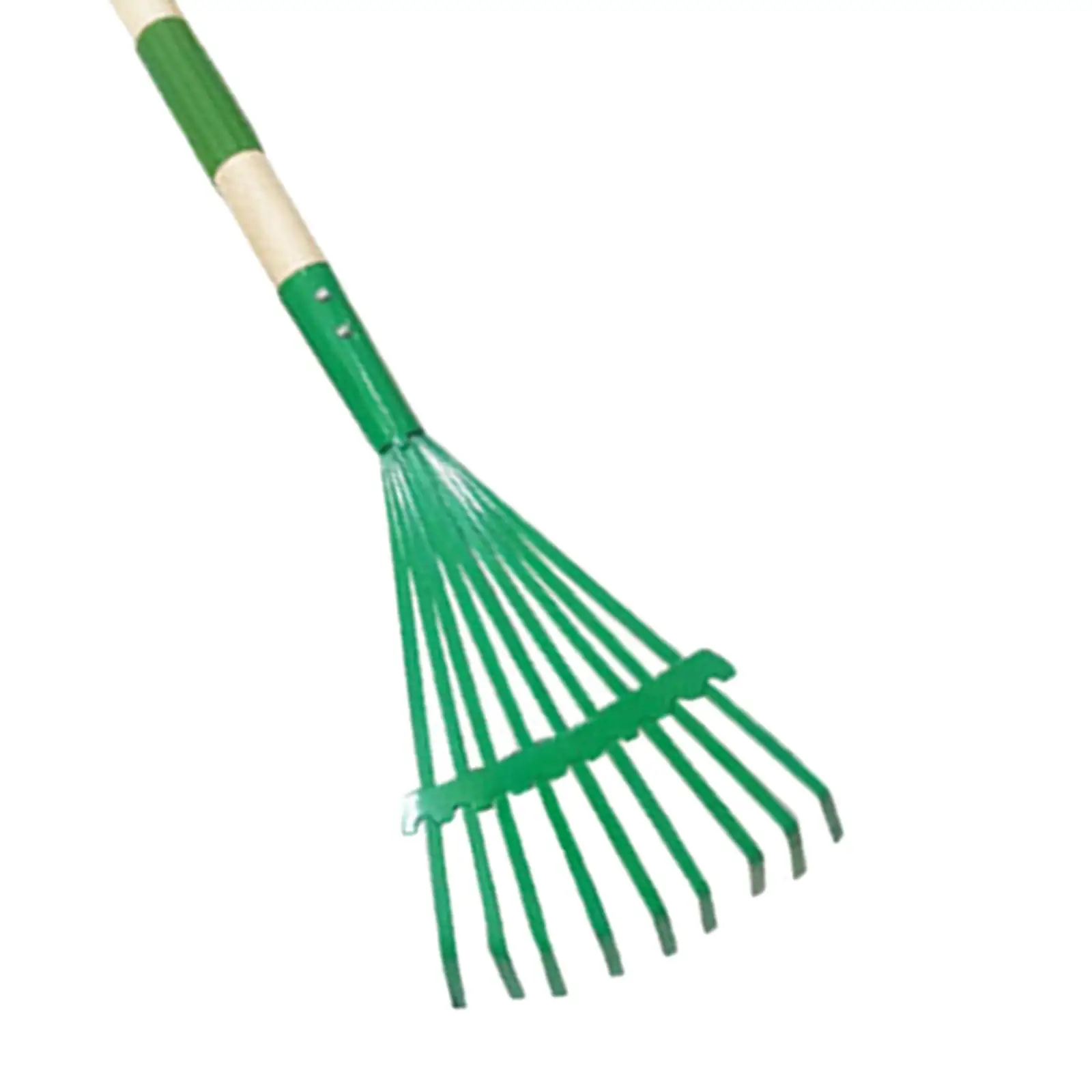 Gardening Rake Small Leaves Detachable Plastic Tool for Lawn Yard and Farm Debris Collection