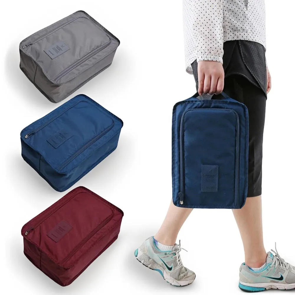 

Portable Shoe Bags Travel Holds Multifunction Waterproof Folding Storage High Capacity Shoe Pouch Organizer Rain shoe cover