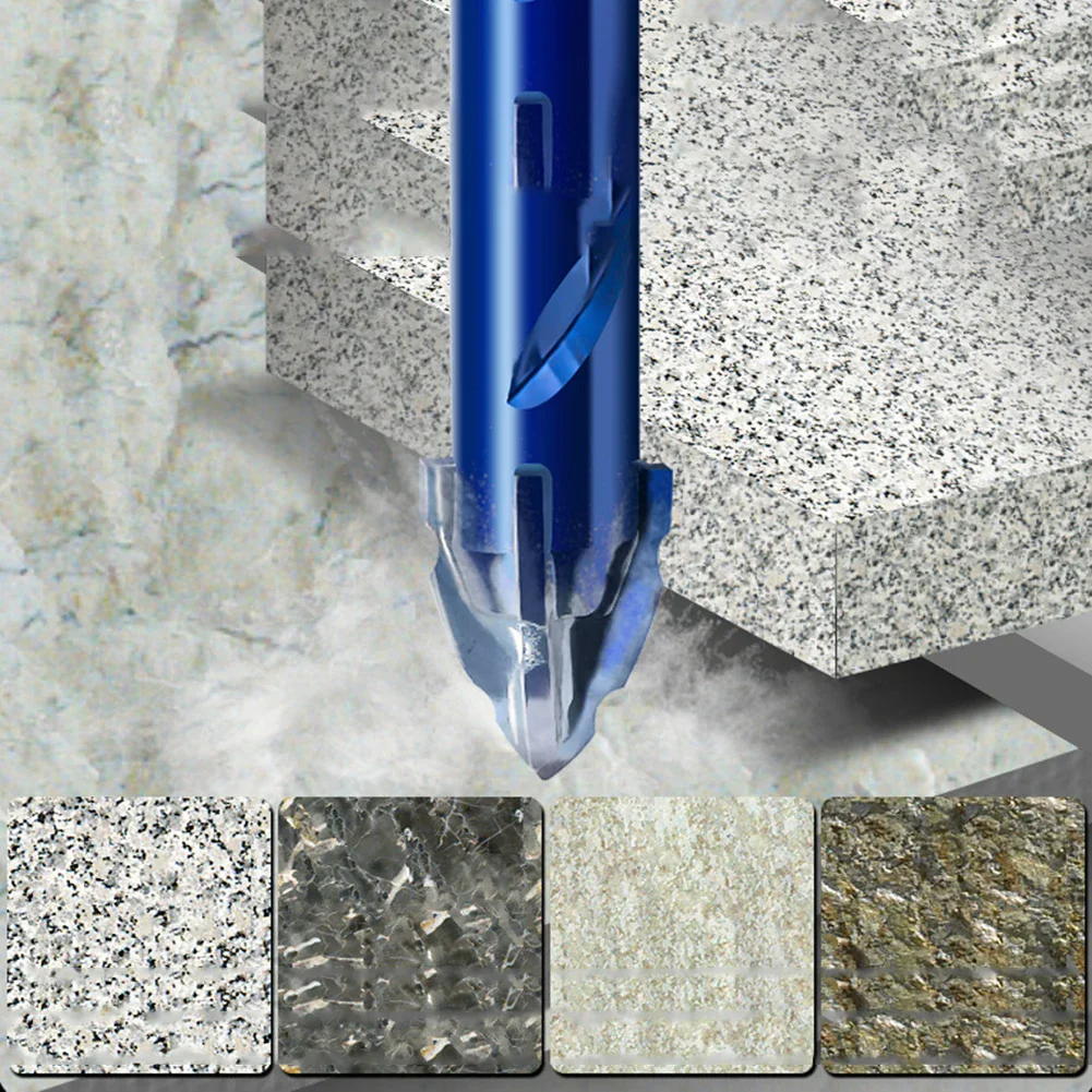 Superhard Serration Ceramic Tile Punching Dry Drilling Bit Glass Marble Electric High Speed Punch Akcesoria Części do elektronarzędzi — zdjęcie 7