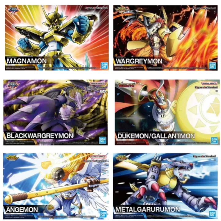 

Bandai Original Model Kit Frs Digimon Adventure Magnamon Assembly Action Figure Model Toys Gift For Children Foam Box Gift
