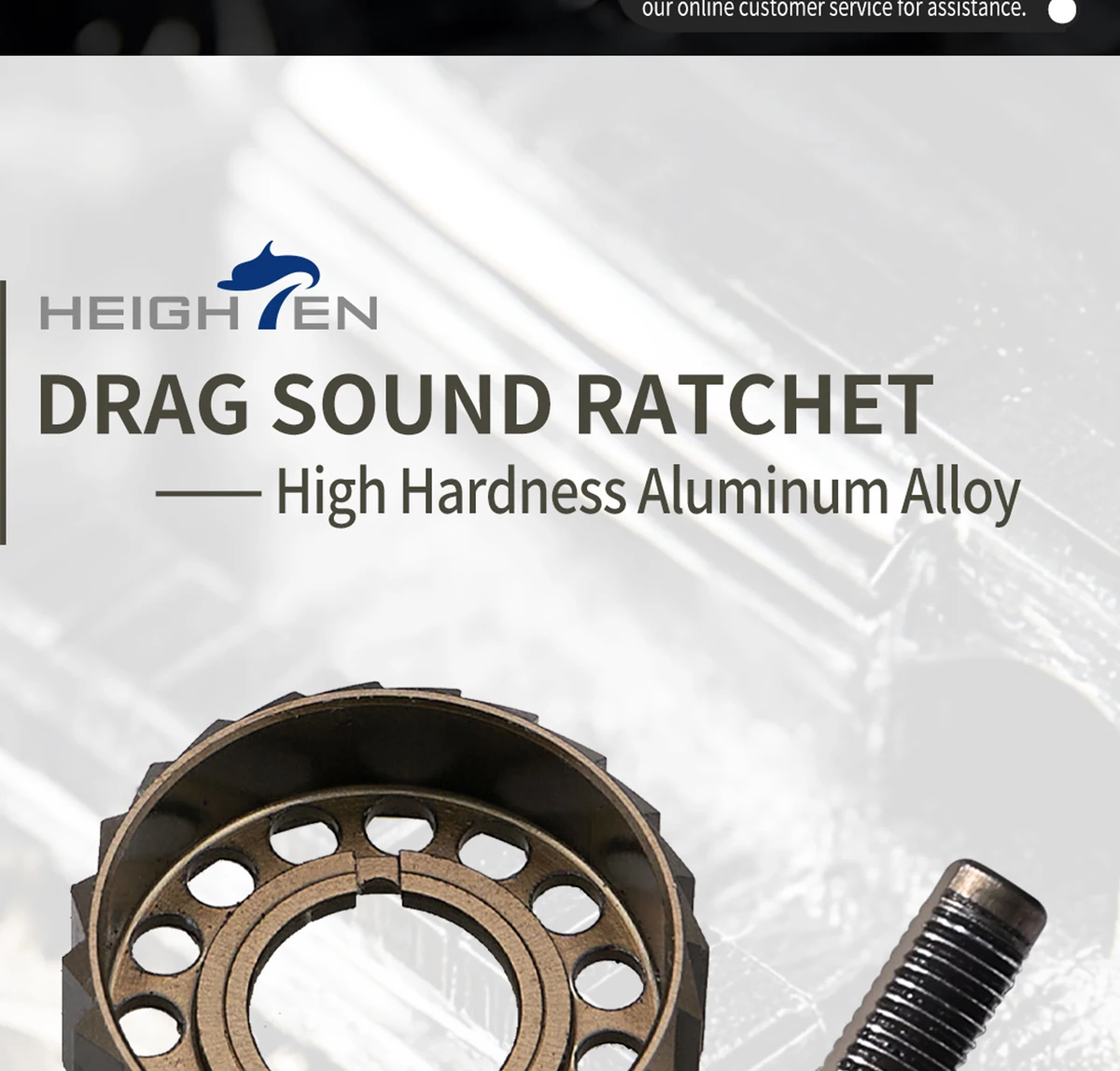 Drag Click Ratsche speziell für Shimano Stella Vanquish Twin power Stradic Vanford Spinn rolle – Detail 2