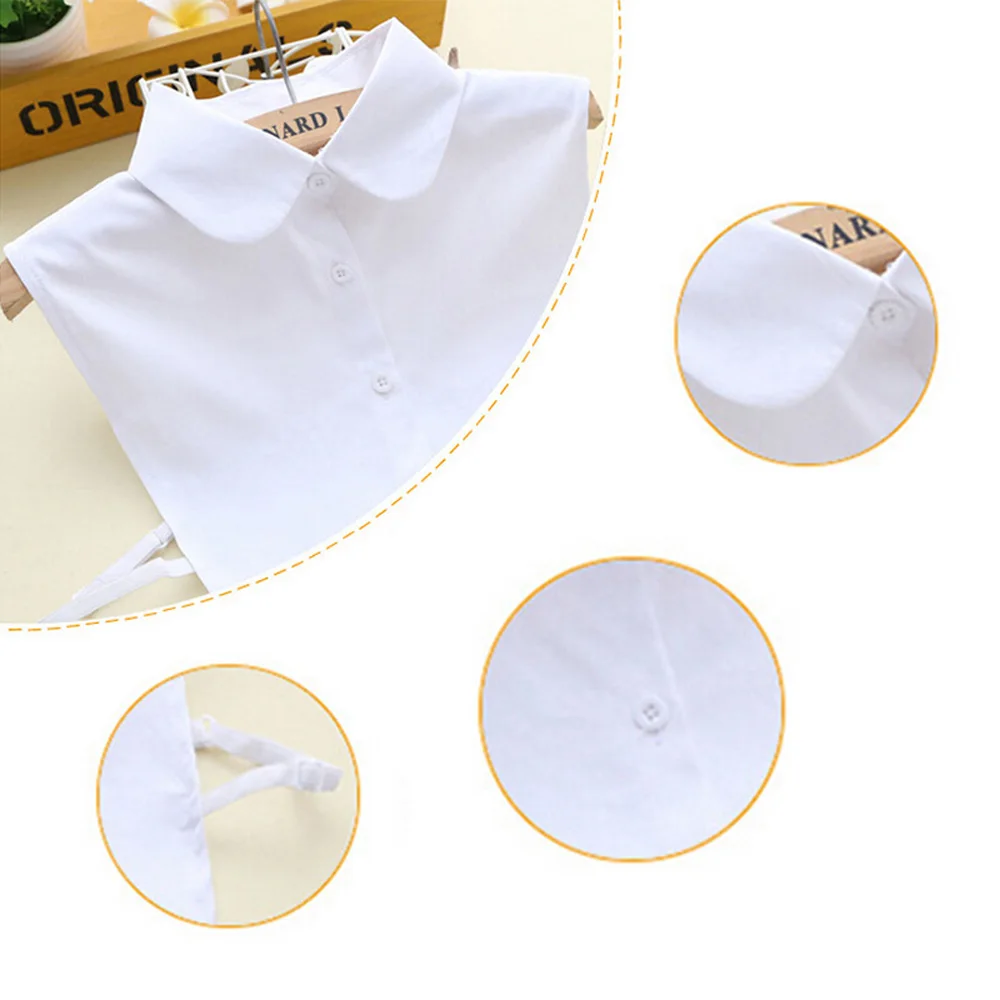 Women Vintage Blouse Detachable False Collar Lace Clothes Accessories