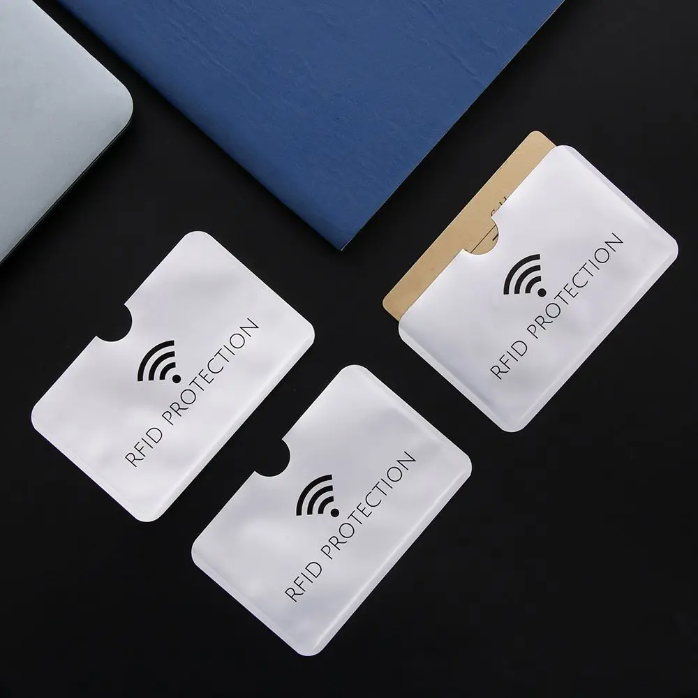 10/20pcs Laser Credit Cards Covers Blocking Reader Aluminium Card Case ID Card Holder Anti-theft Anti Rfid
