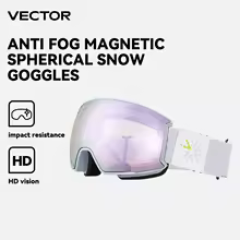 גוגלס VECTOR Pro Vision עם עדשה כפולה ומסגרת TPU (כולל נרתיק)