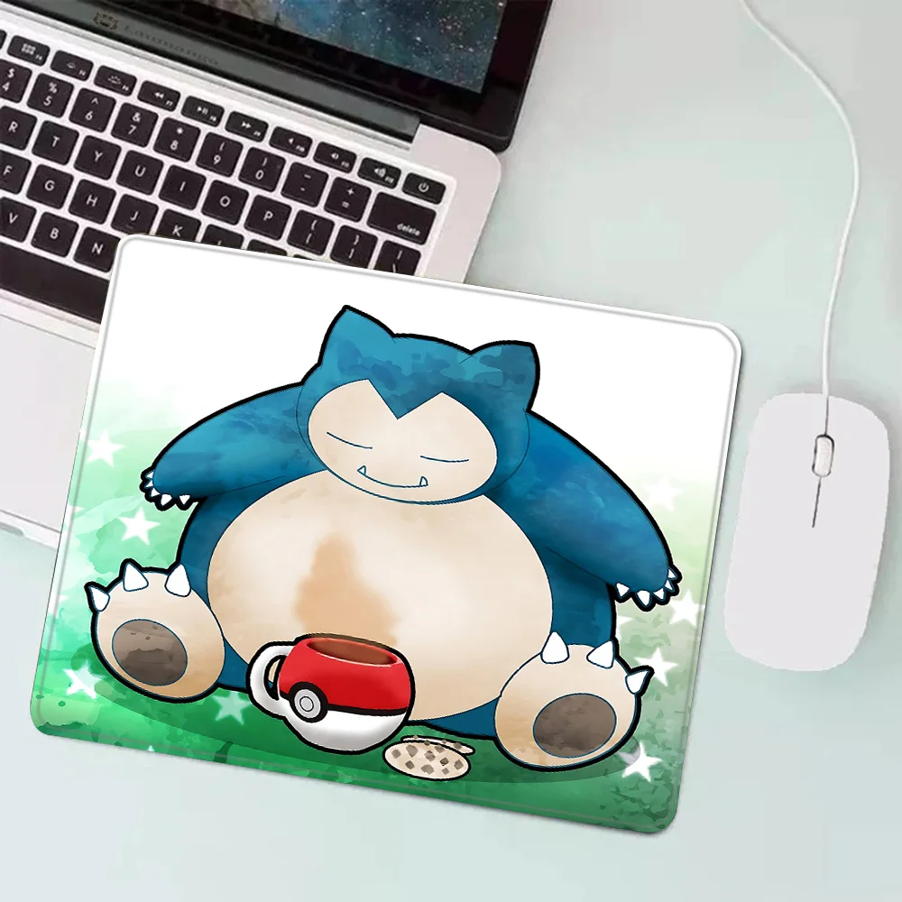 Pokemon Snorlax Gaming Mouse Pad XS Small Mousepad For PC Gamer Desktop Decoration Office Mouse Mat Deskmat Rug