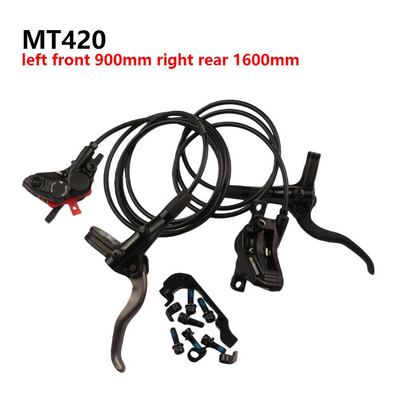 Shimano-油圧ディスクブレーキセットmt420,SHIMANO-DEOREブレーキ