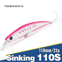 Señuelo Tsurinoya Intruder 110S Sinking Minnow Jerkbait trucha lucio lubina