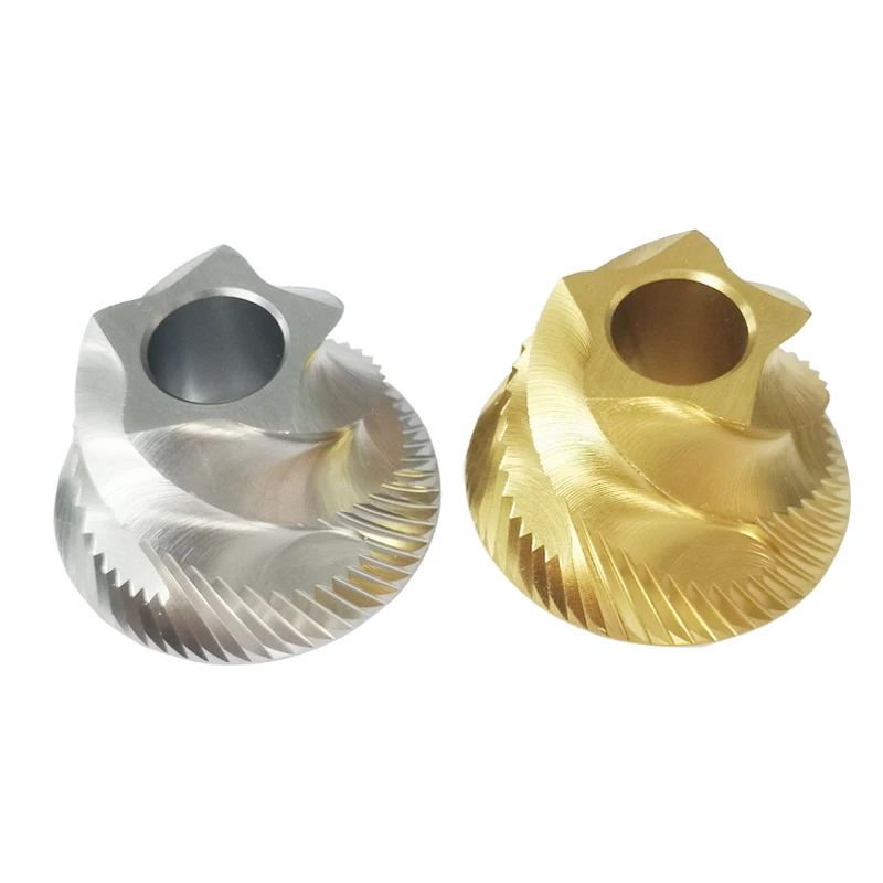 Titanium Coated Stainless Steel Conical Coffee Grinder Burr Custom Replacement Parts Compatible With Jura Coffee Machine