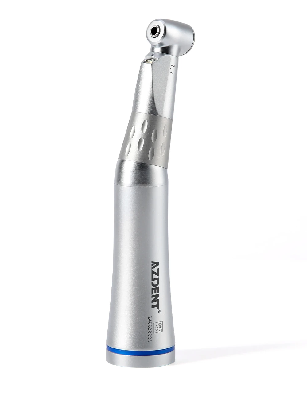AZDENT Dental LED 1:1 Winkelstück mit E-Generator, langsamlaufendes Handstück, interner Einzelwasserspray, Druckknopf, Zahnarztwerkzeug – Detail 8